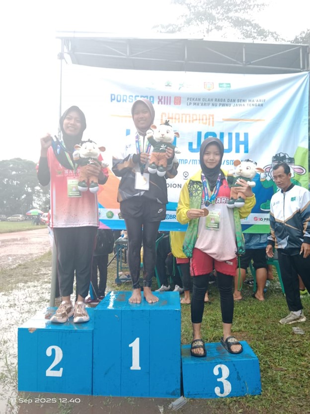 Nabila, Siswi MTs. Sunan Muria Kelet Juara III Porsema XIII Jawa Tengah